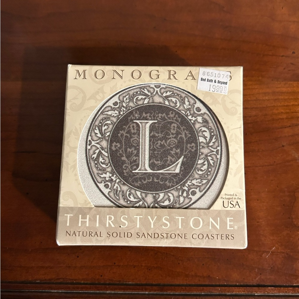 Thirstystone Natural Sandstone Coasters